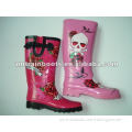 women red rubber boots